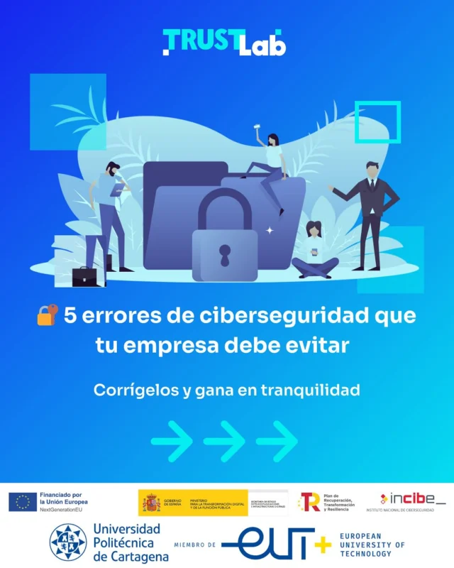 🔐 ¿Tu empresa comete alguno de estos errores de ciberseguridad?
📌 Desde contraseñas débiles hasta accesos sin control, todo suma (o resta) en tu seguridad digital.
🛡️ Si quieres recibir más consejos como estos directamente en tu correo, suscríbete a nuestra newsletter.
📩 Link en la bio.🤝 Universidad Politécnica de Cartagena
🚀 INCIBE - Instituto Nacional de Ciberseguridad
#proyectosciber
#TRUSTLab
#ciberseguridadindustrial
#NextGeneration
#planderecuperación